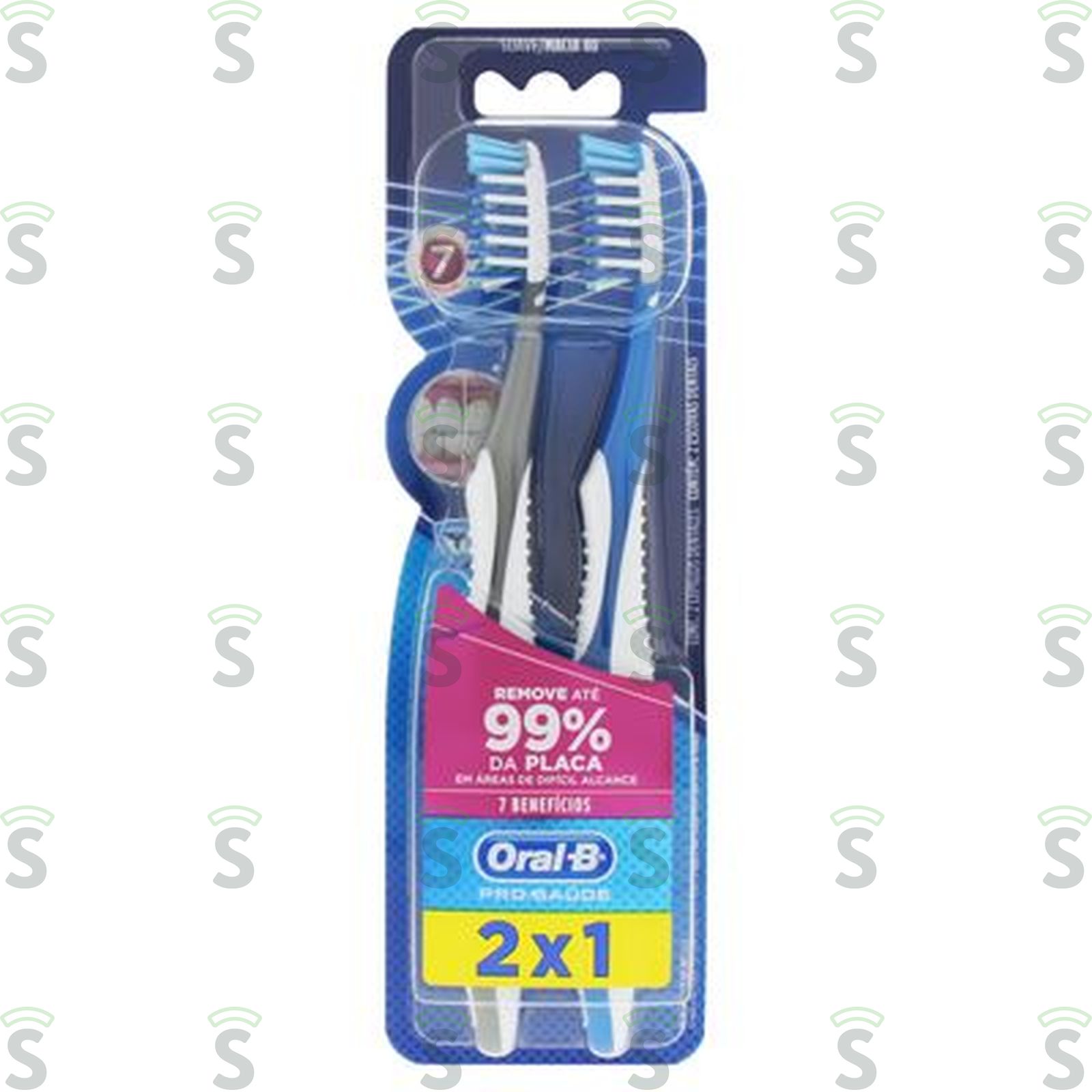 Escova Dental Oral-b Pró Saúde 7 Benefícios 40 Oferta 2UN