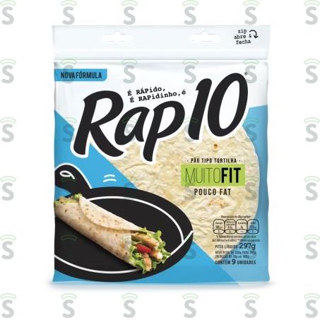  Rap 10-pao Tortilha Fit 330g C/10