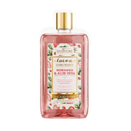 Sabonete Líquido Laevia Gel De Banho Morango e Aloe e Vera 500ml