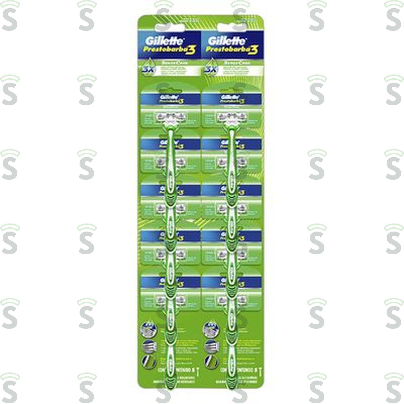 Prestobarba Gillette 3 Sense Care Embalagem 1UN