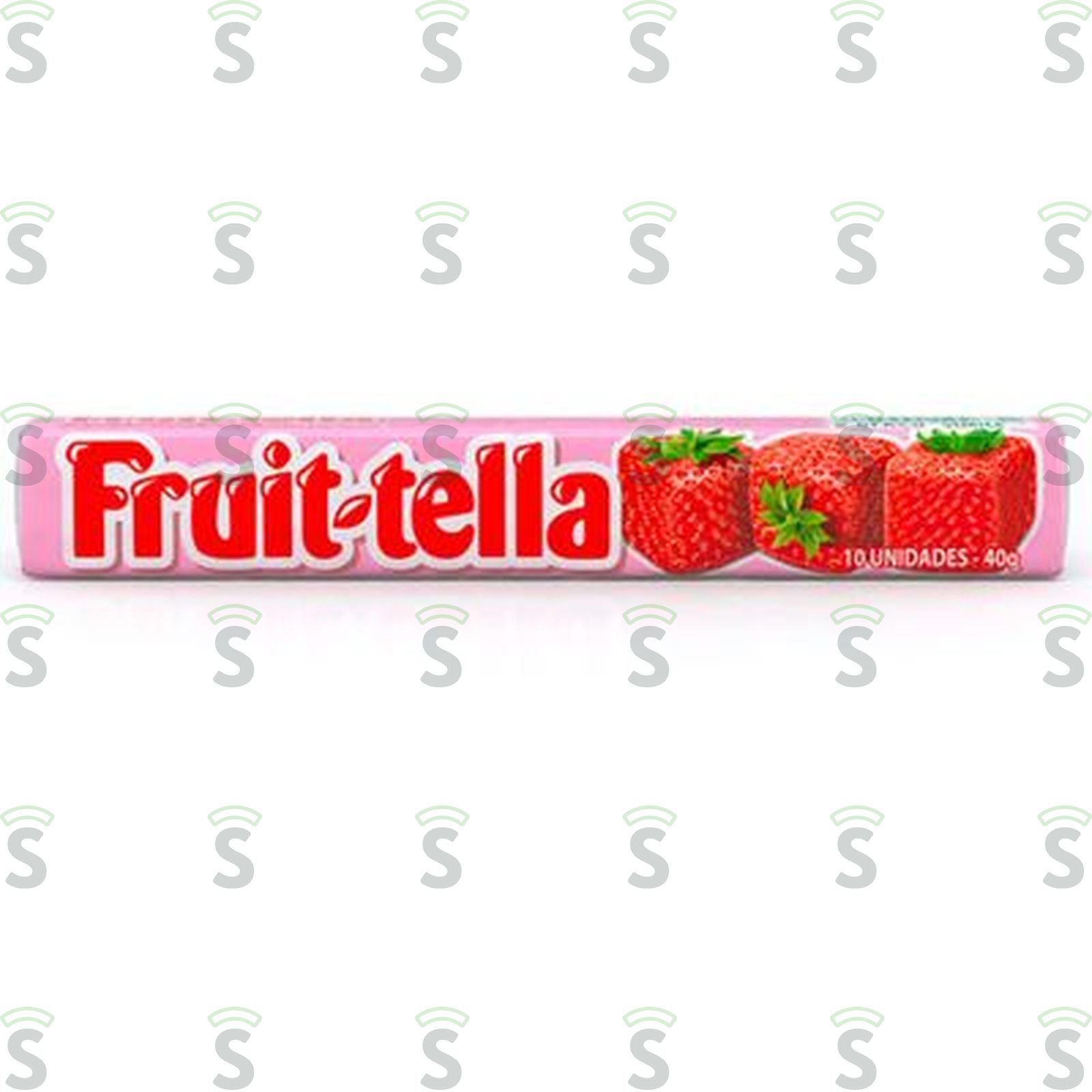 Bala Fruittella Morango Natural Pacote 40G