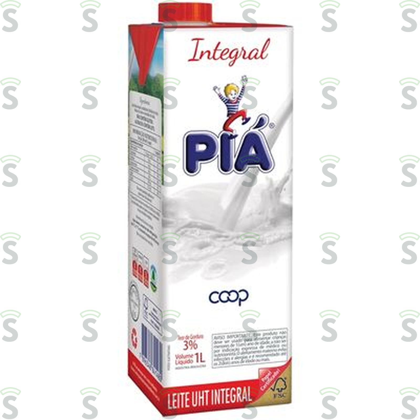 Leite Longa Vida Piá Integral 1LT
