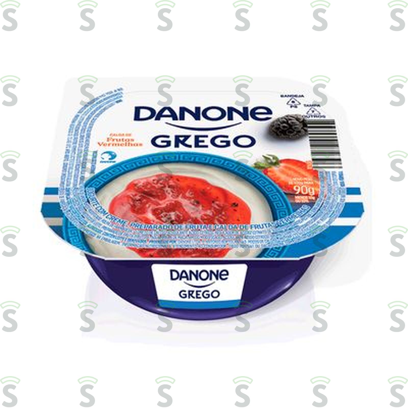 DANONE GREGO 90G FRUTAS VERM