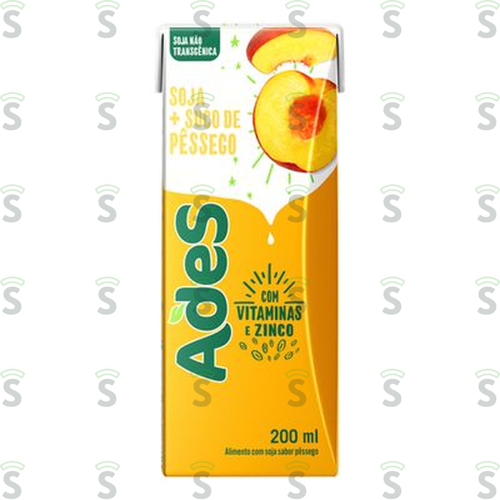 Bebida A Base de Soja Ades Sabor Pêssego 200ML