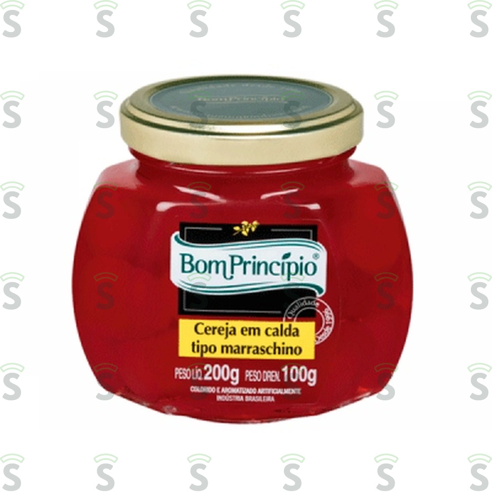 Bom principio-cereja em calda 100g