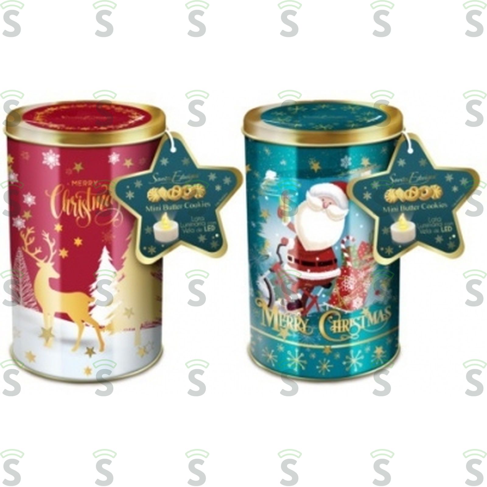 Cookies Santa Edwiges Luminária Lata 150G