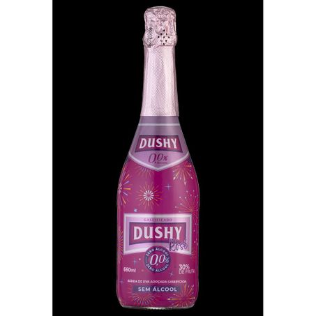ESPUMANTE DUSHY SEM ÁLCOOL ROSÉ GARRAFA 660ML