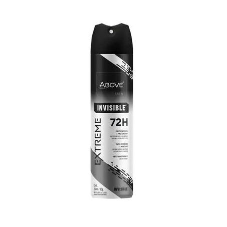 DESODORANTE AEROSSOL MASCULINO ABOVE INVISIBLE EXTREME 150ML