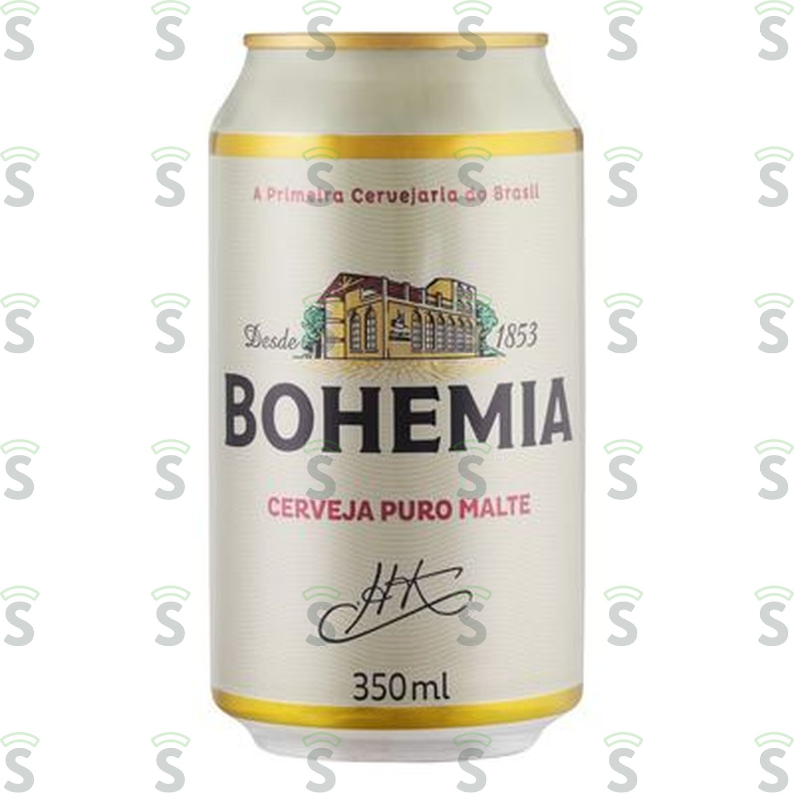 Cerveja Pilsen Bohemia Puro Malte Lata 350ml