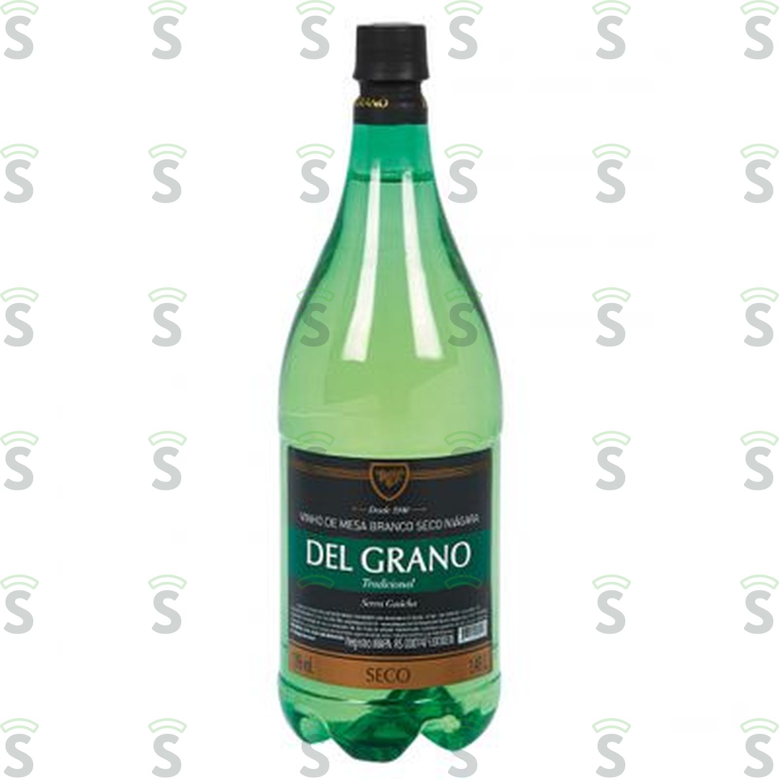 Vinho de Mesa Branco Seco Niágara Del Grano Tradicional Garrafa 1.48lt