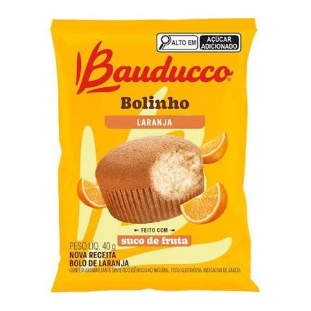 Bolinho bauducco laranja 40g