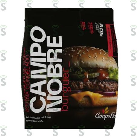  Hamburguer Campo Nobre 165g Bov.