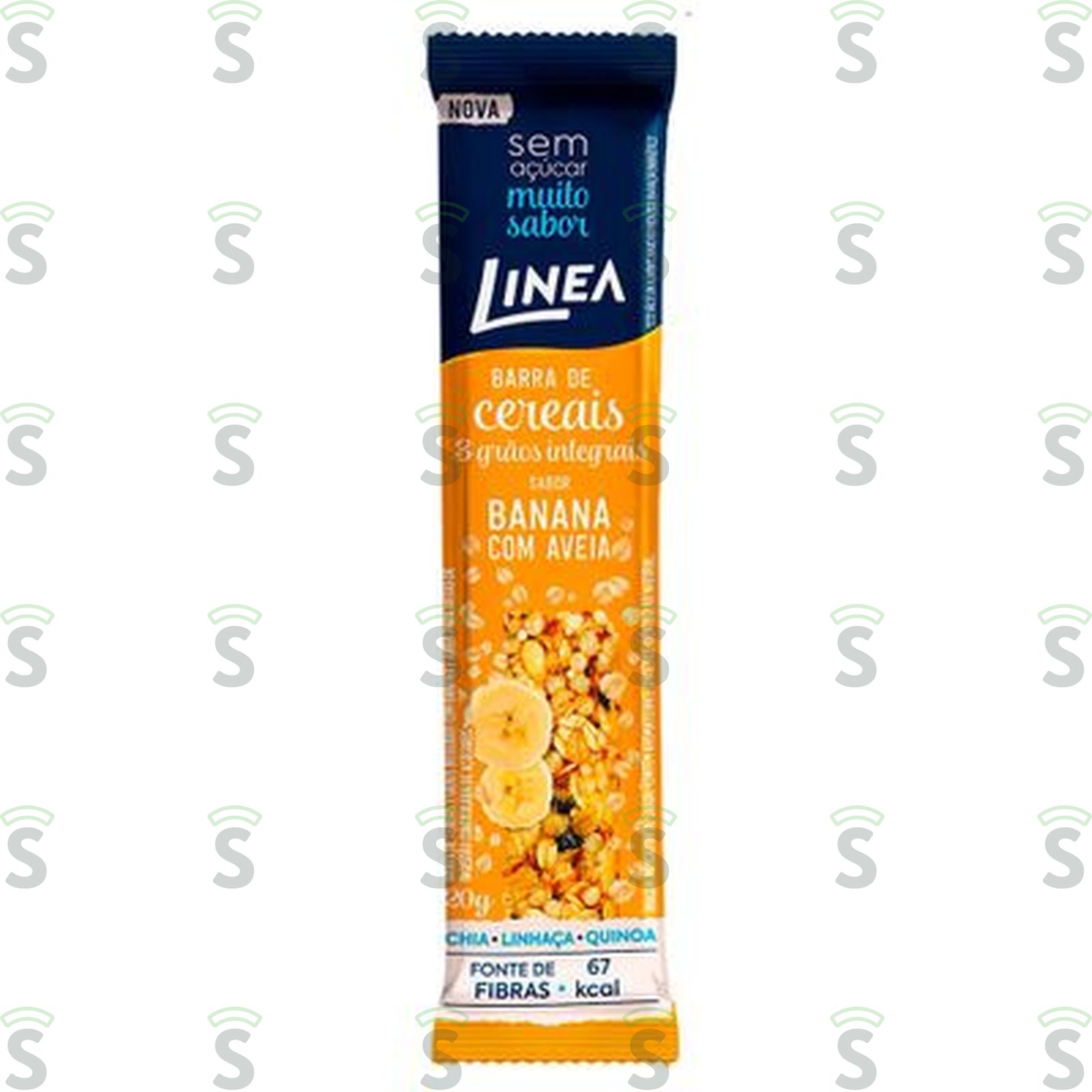Barra de Cereal Linea Banana com Aveia Zero Açúcar 20G