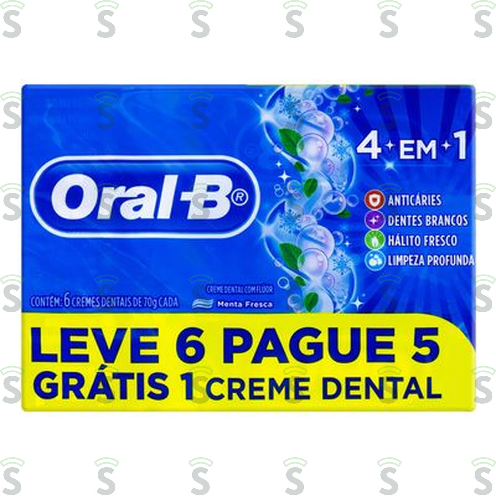 Oral b-creme dental 70g lv6 pg5 complete 4 em 1