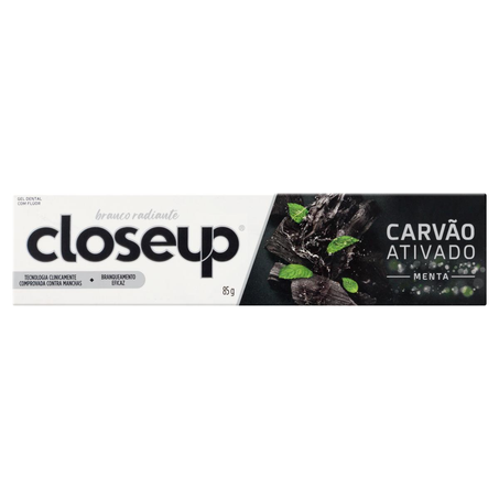 Creme Dental Closeup 85g - Carvão - Menta
