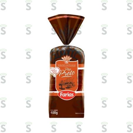 Pão Preto Farias 400g