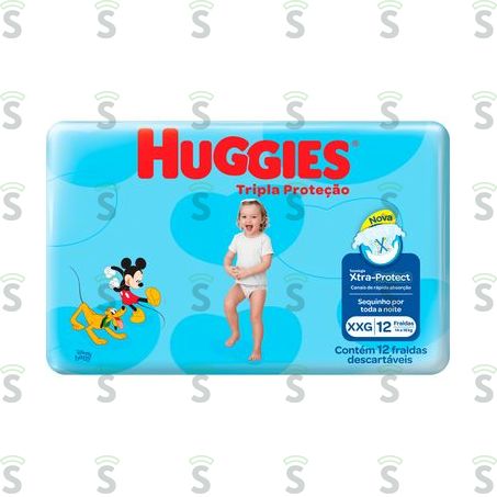 Huggies-fralda Tripla Protecao g C/18 .