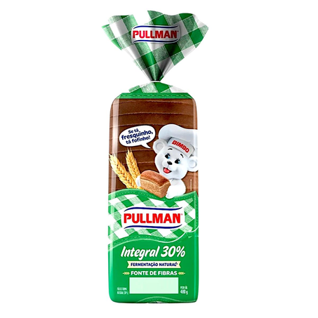 Pão Pullman 480g - Integral