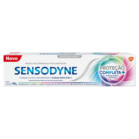 Creme Dental Sensodyne 90g - Rápido Alívio - Proteção Completa