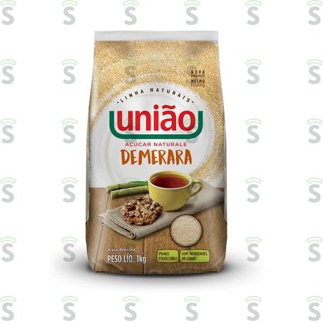  Açúcar Demerara União Naturale Pacote 1kg
