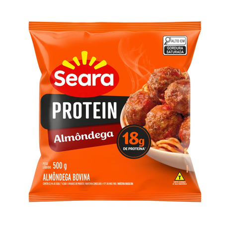 Almôndega Seara 500g - Protein - 18g de Proteína