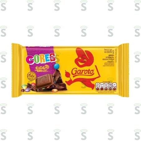  Choc Garoto 80g Cores