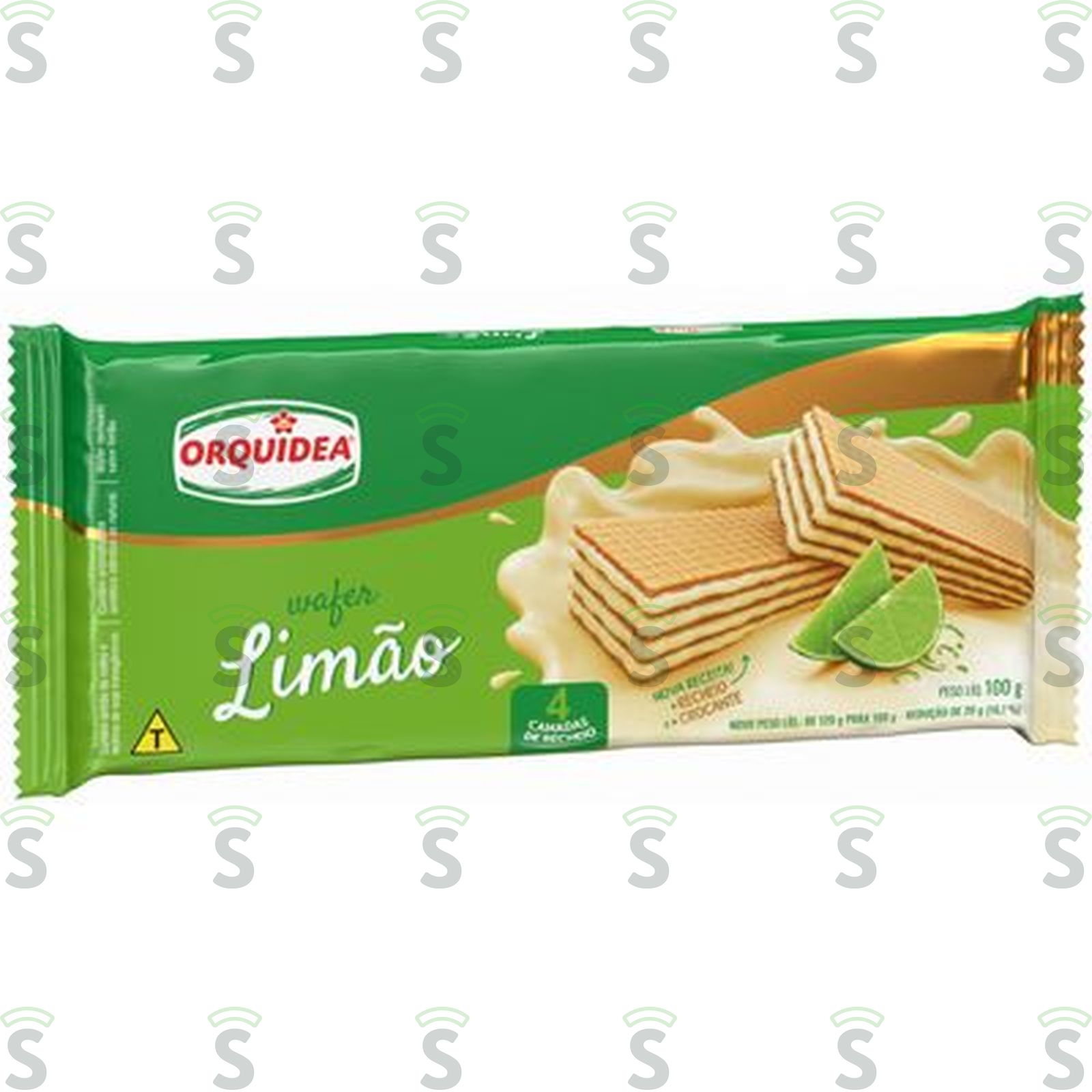 Orquidea-wafer 100g limao