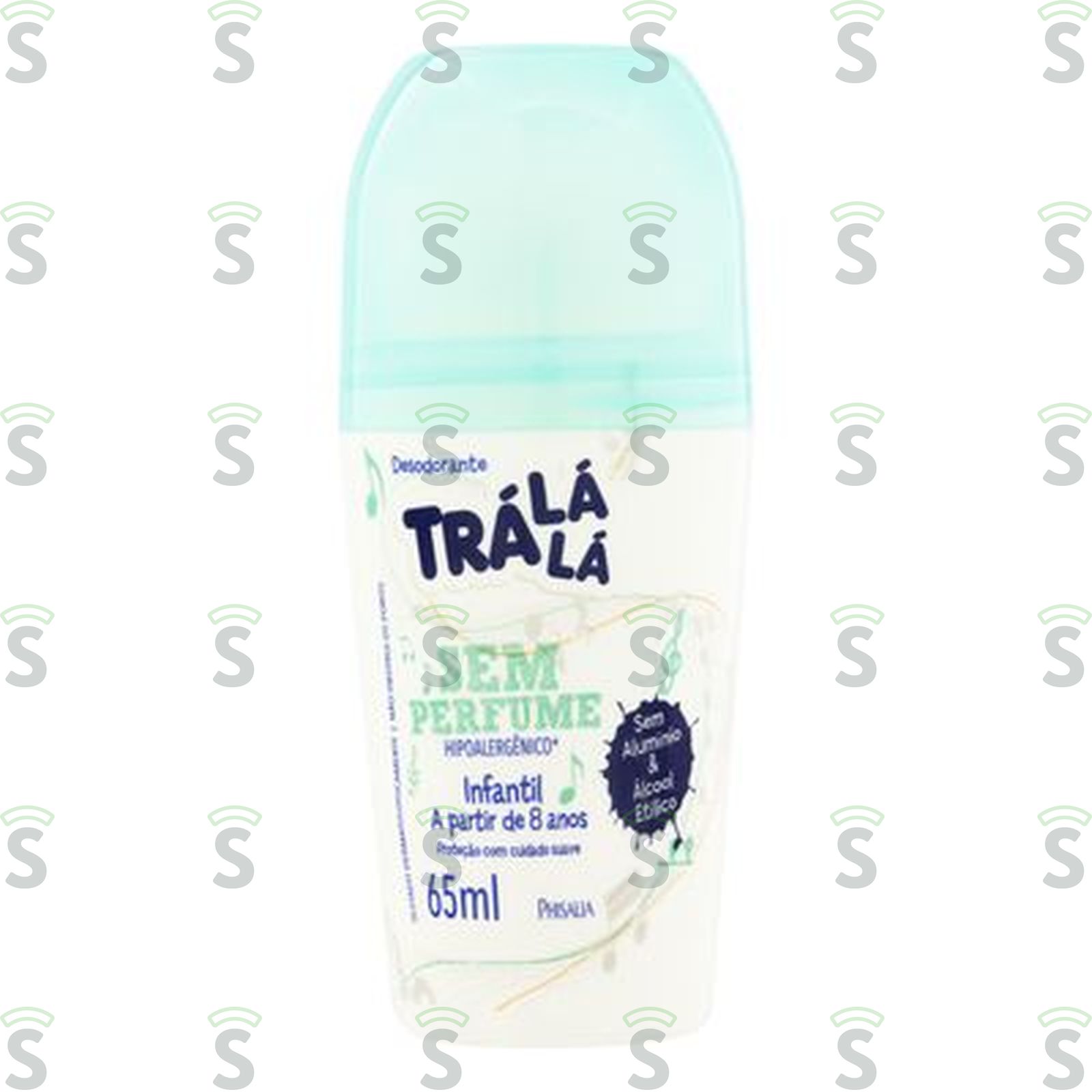 Desodorante Roll-On Infantil Trá Lá Lá Kids sem Perfume Rolo 65ml