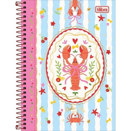 Caderno tilibra espiral seamalfi 80f