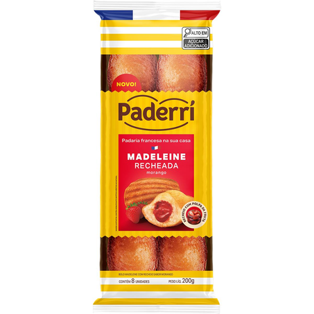 Madeleine Paderri 200g - Morango