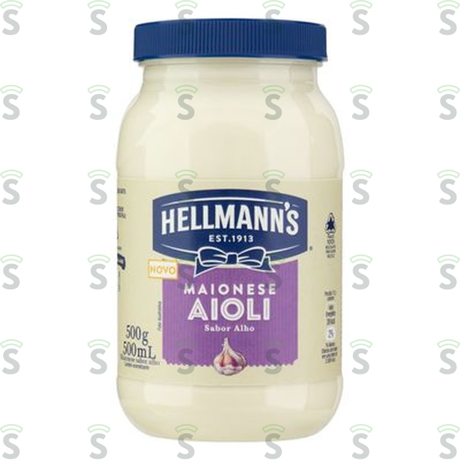 Maionese Aioli Hellmann's Pote 500gr