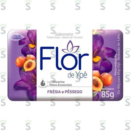  Flor Ype-sabonete 85g Fresia Pessego