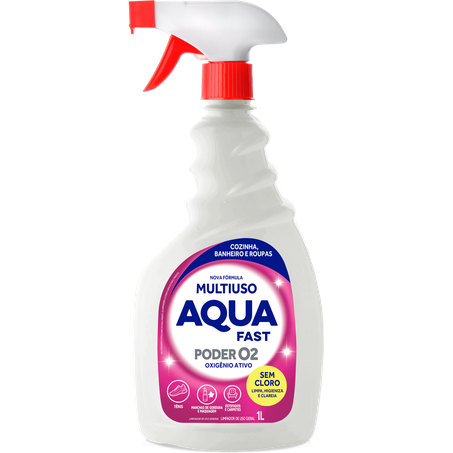 Limp multiuso aquafast 1l gat poder o2