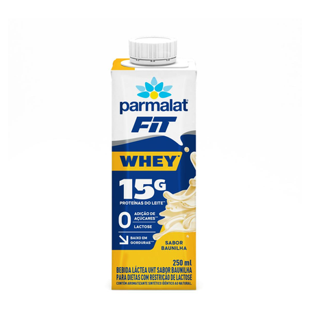 Bebida Láctea Proteica Parmalat  250ml - 15g de Proteína - Baunilha