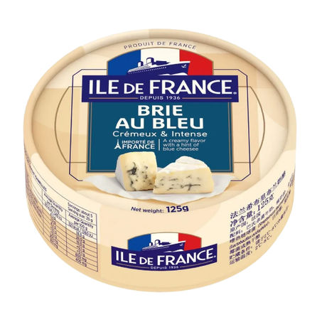 Queijo Brie Au Blue Polenghi Ile de France 125G