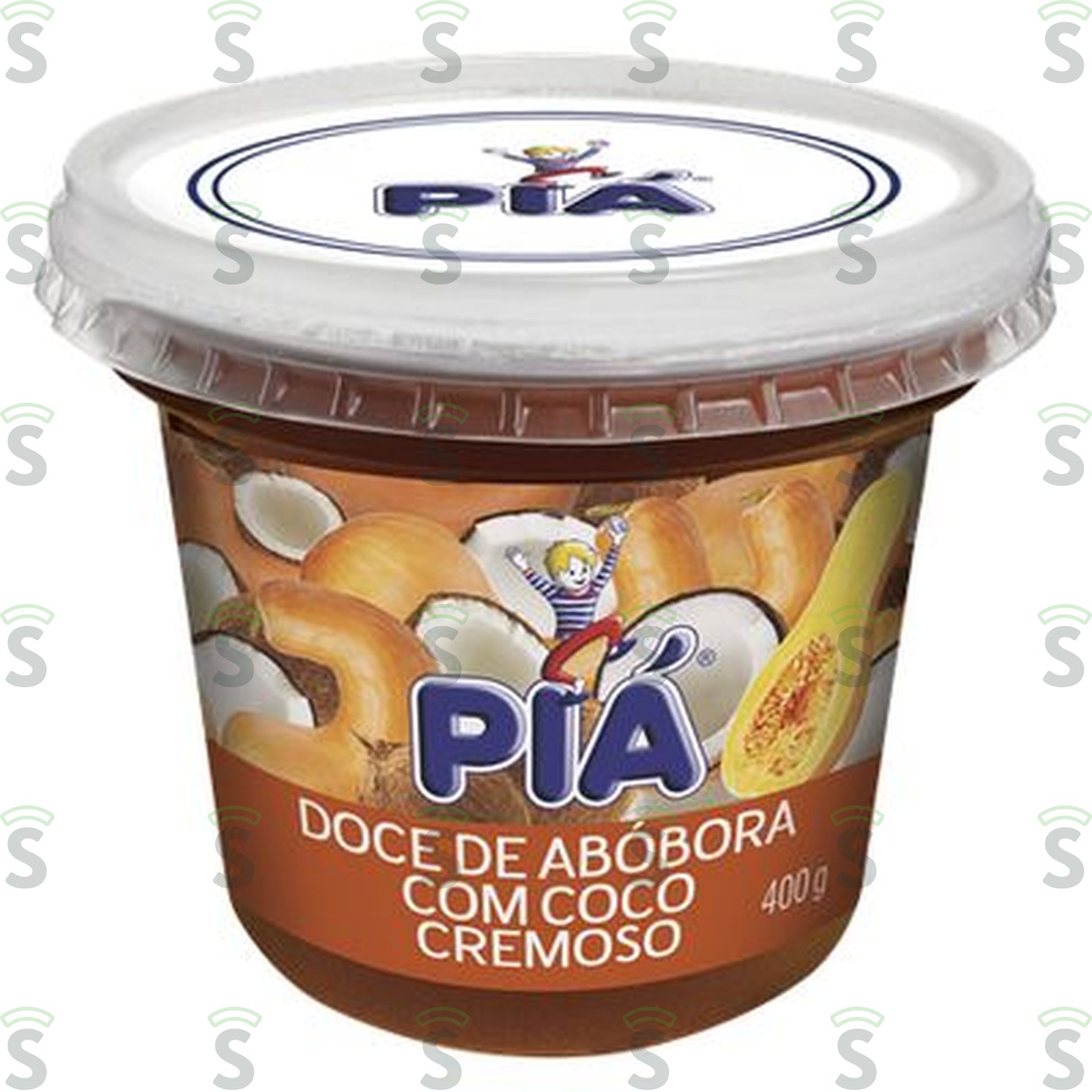 Pia-doce 400g abobora c/coco
