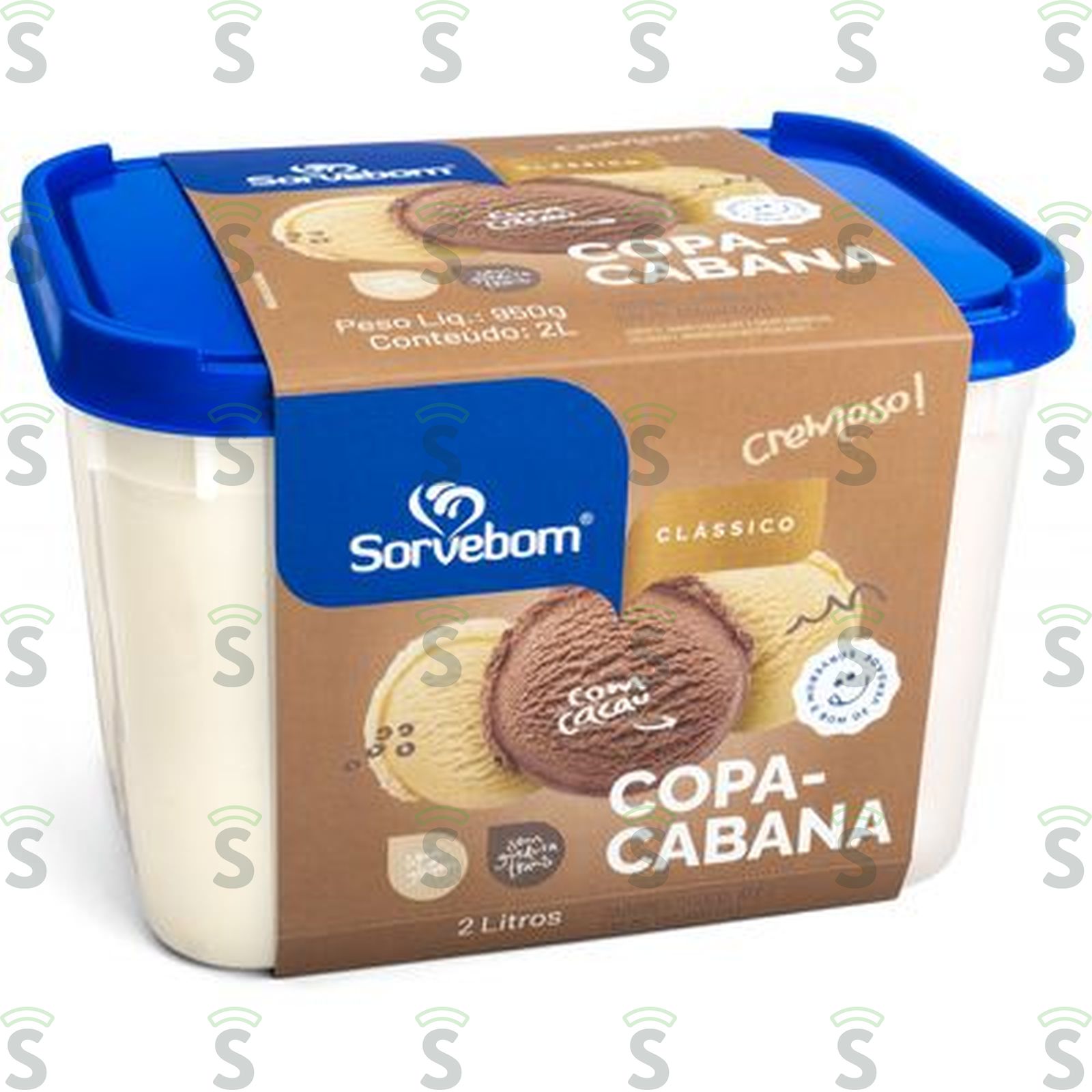 Sorvebom-sorvete 2lt copacabana