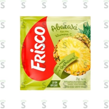  Refresco Em Pó Frisco Abacaxi Sachê 30g