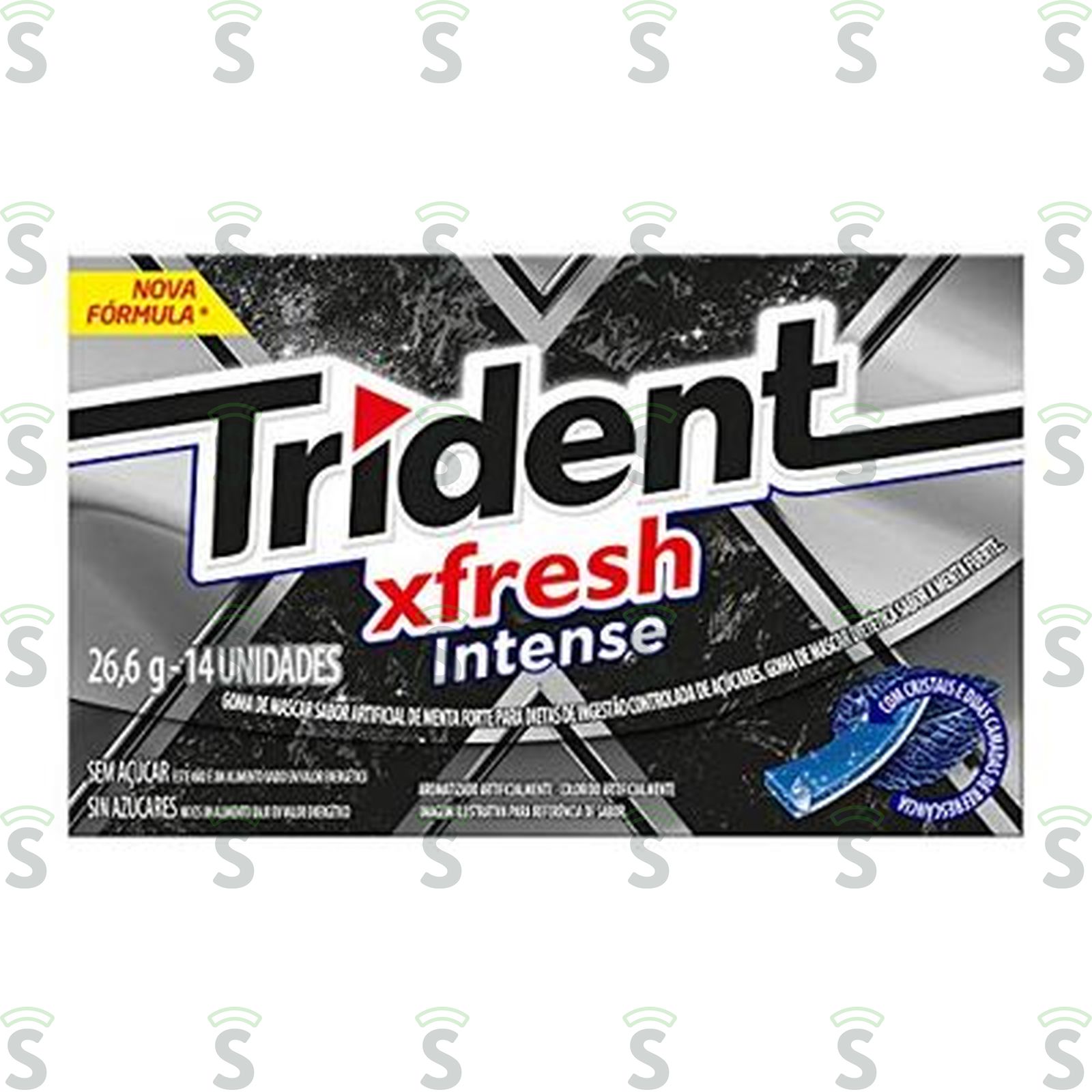 Trident-goma mascar 26.6g xfresh intense