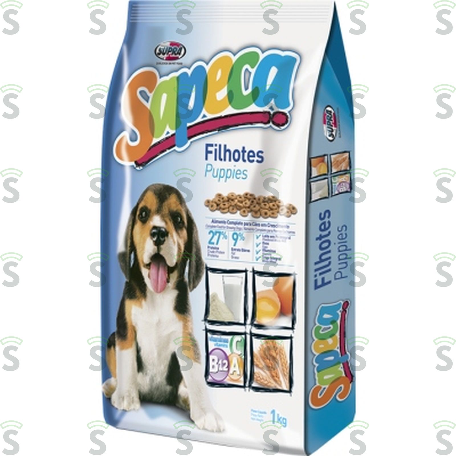 Ração Para Cães Sapeca Adultos Embalagem 1KG