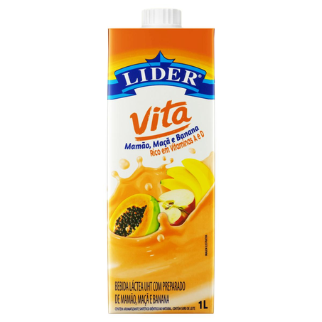 Bebida Láctea Lider 1 Litro - Vitamina