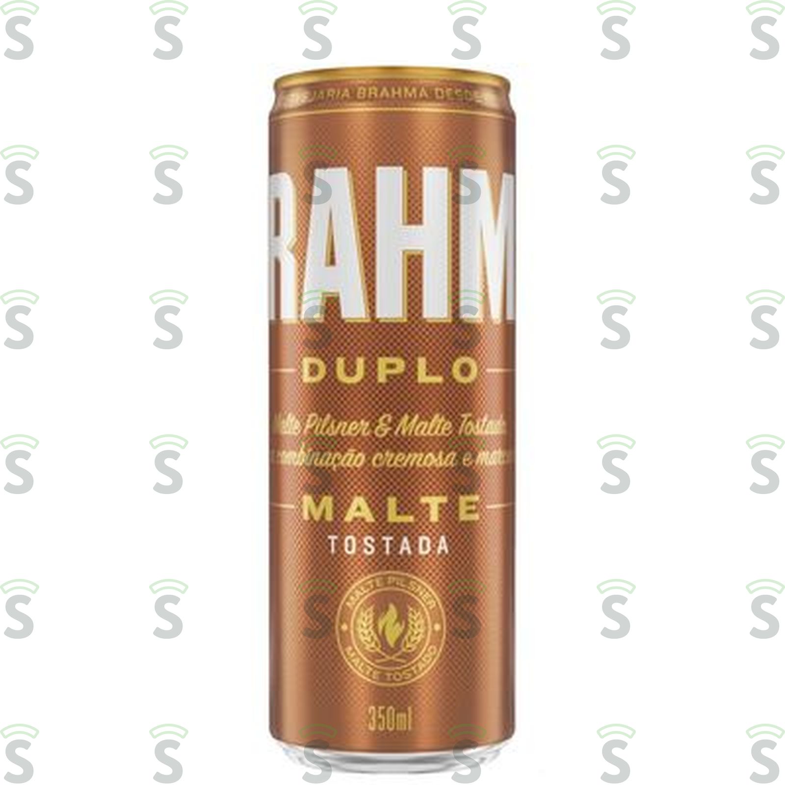 Cerveja Pilsner Brahma Duplo Malte Tostada Lata 350ml