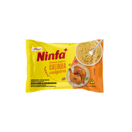 Massa Instantânea Ninfa 70g - Galinha Caipira