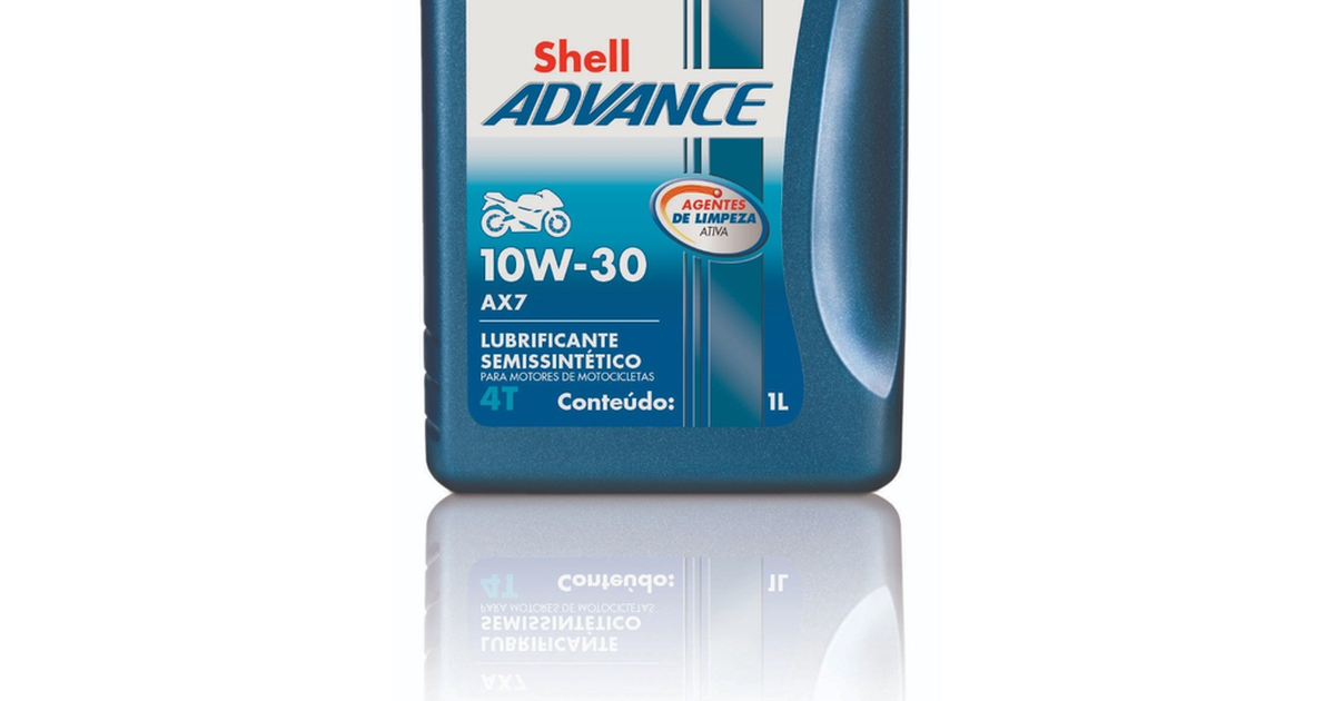 Óleo Lubrificante Shell Advance 4Tempos Ax7 Semi 10W30 1L