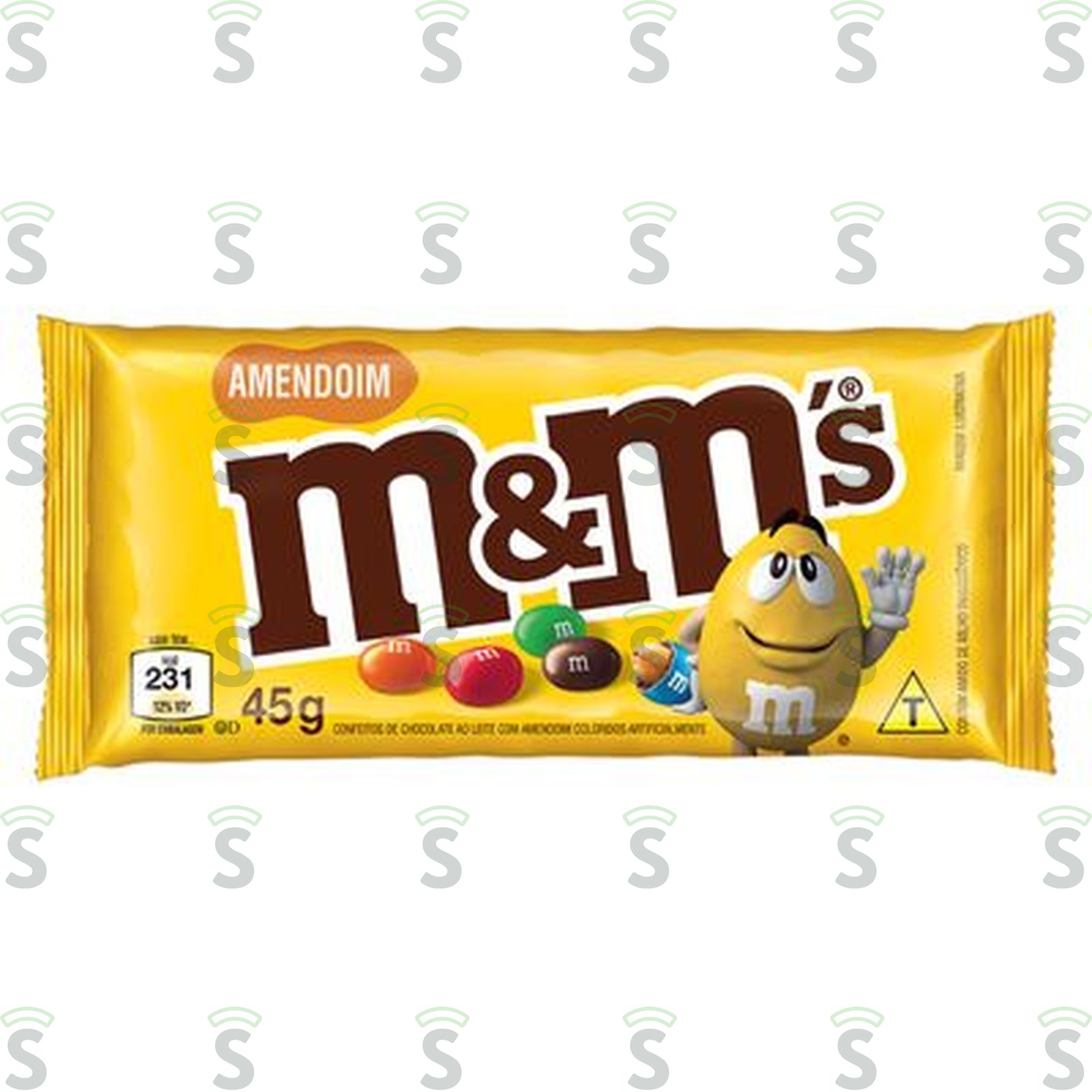 Chocolate Mem's com Amendoim Pacote 45G