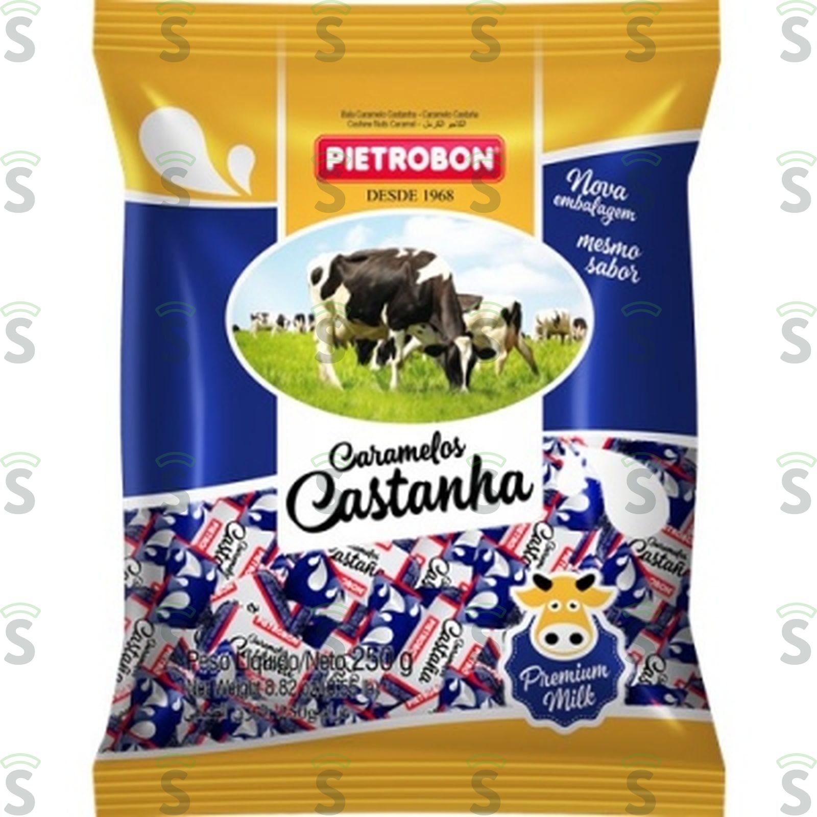 Bala Pietrobon Caramelos Castanha 250G