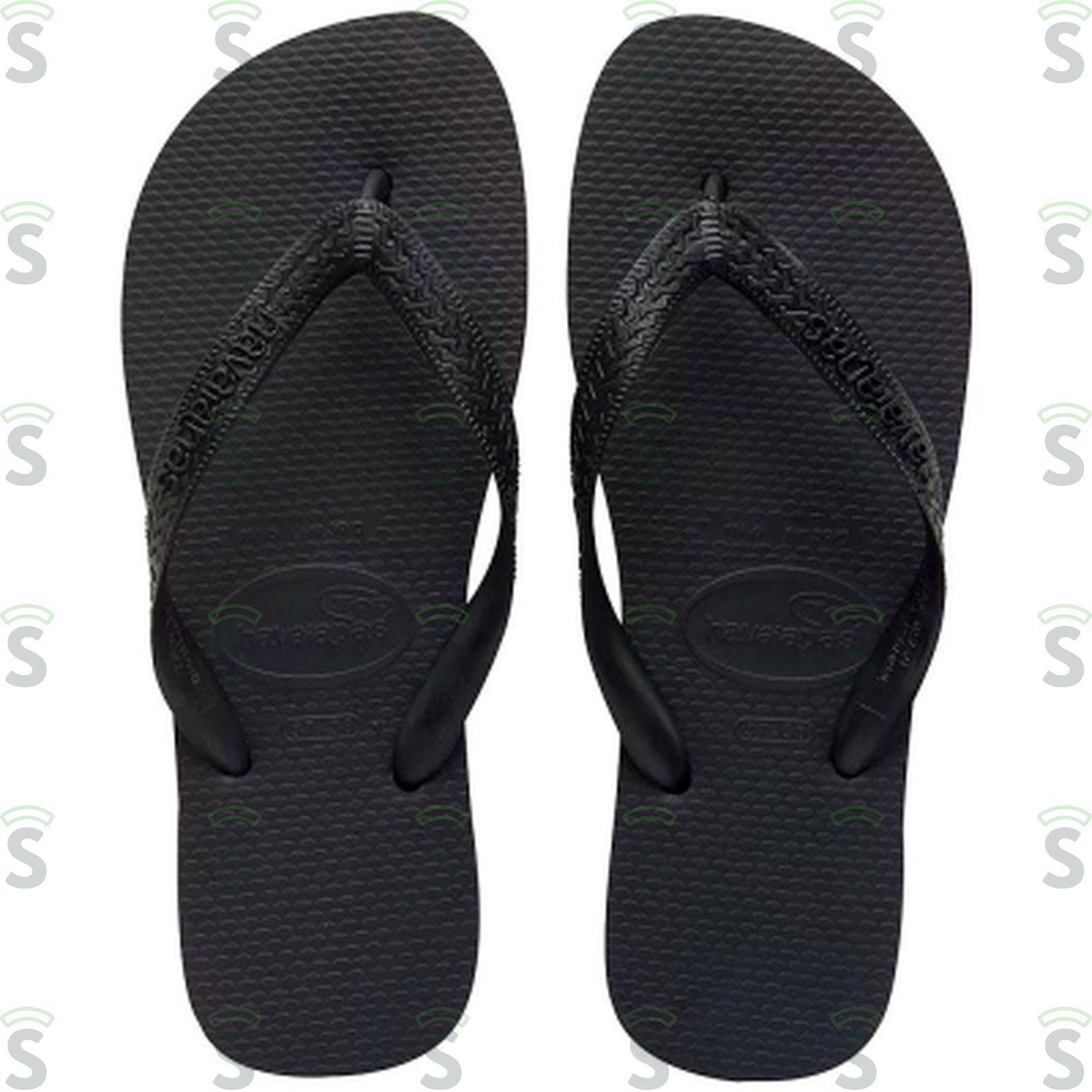 Chinelo Havaianas Top Preto Tamanho 37/38 1UN