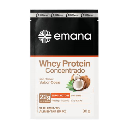 Suplemento Whey Protein Emana Coco Sachê 30g