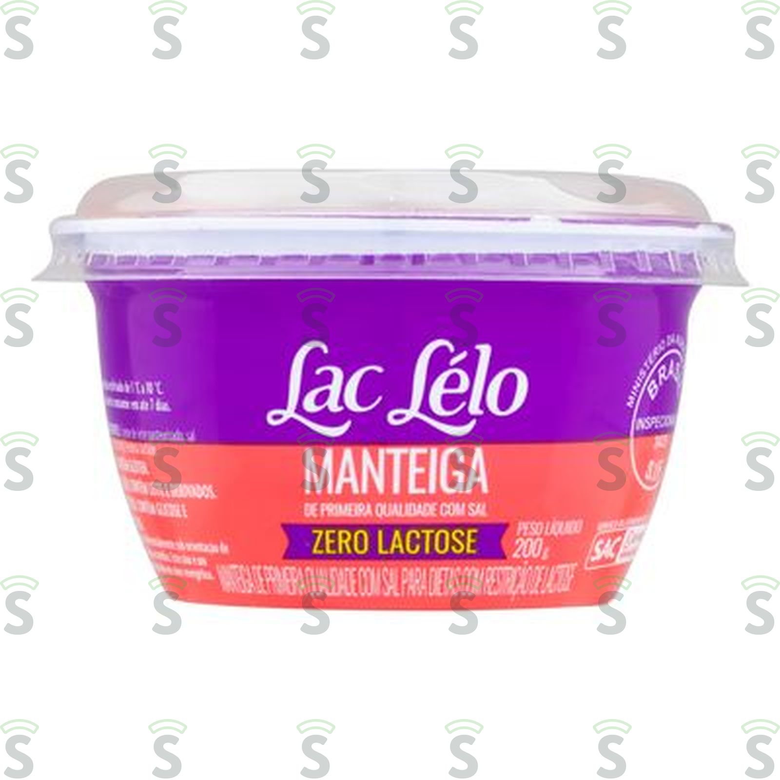 Manteiga de Primeira Qualidade Lac Lelo Zero Lactose com Sal 200G