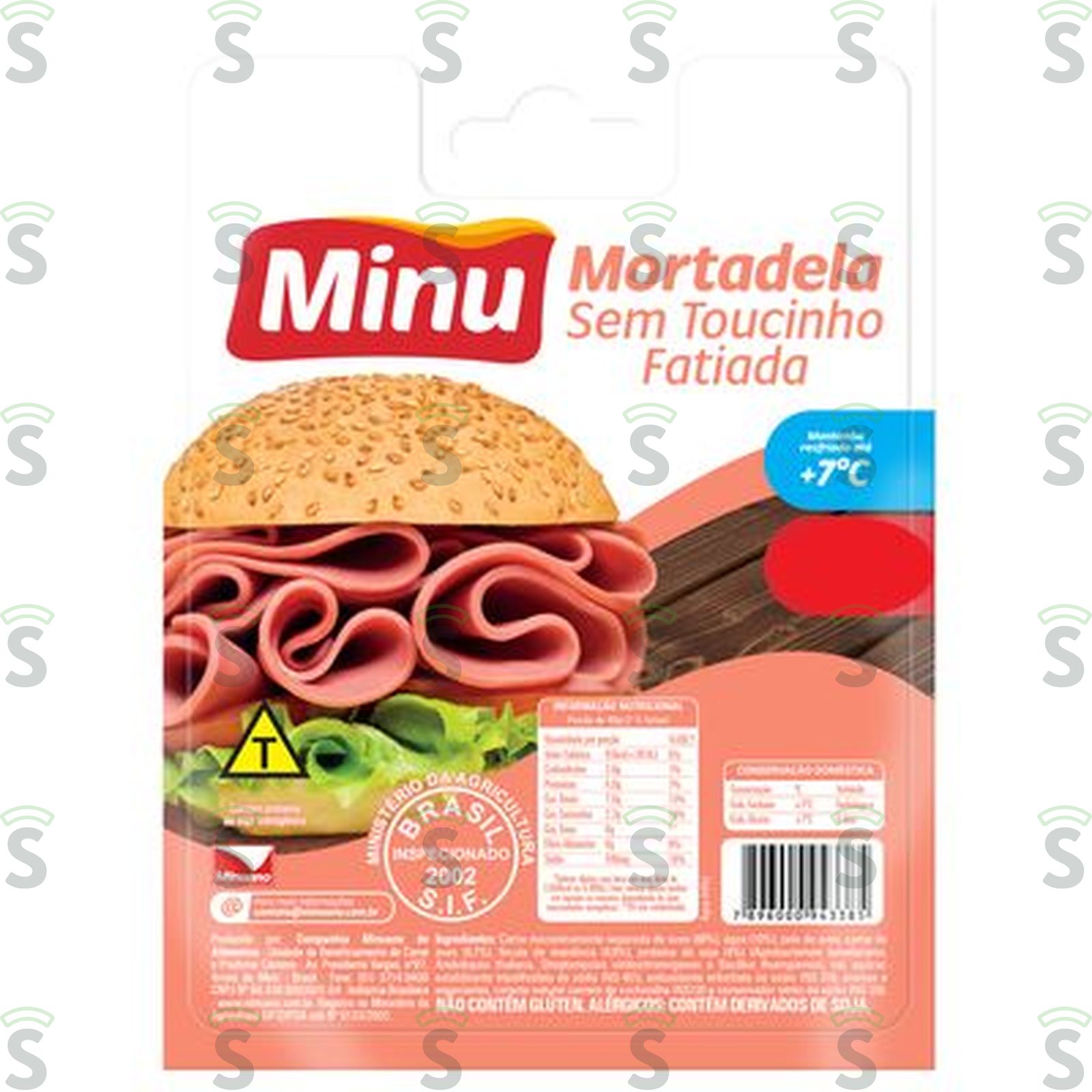 Mortadela Minu Fina Mista Embalagem 400G